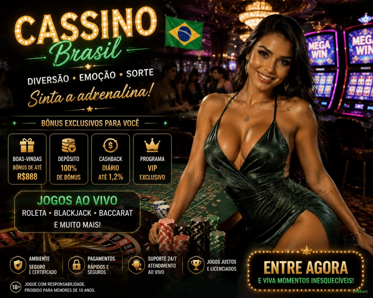 Bônus boas-vindas 146bet R$100